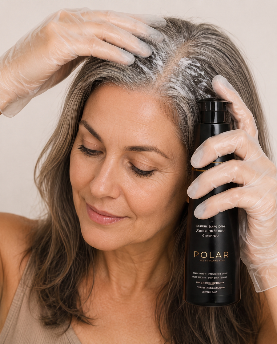 Instant kleurshampoo aanbrengen
